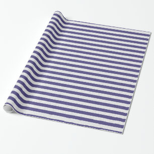 Papel De Presente Lindo listras azul marinho e branco