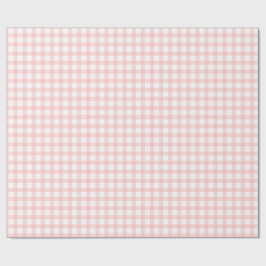 Papel De Presente Lindo padrão xadrez rosa gingado retrô