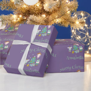 Papel De Presente Lindo quebra-nozes de Natal com nome personalizado