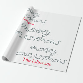 PAPEL DE PRESENTE LINDO ROTEIRO FELIZ NATAL NOME PERSONALIZADO
