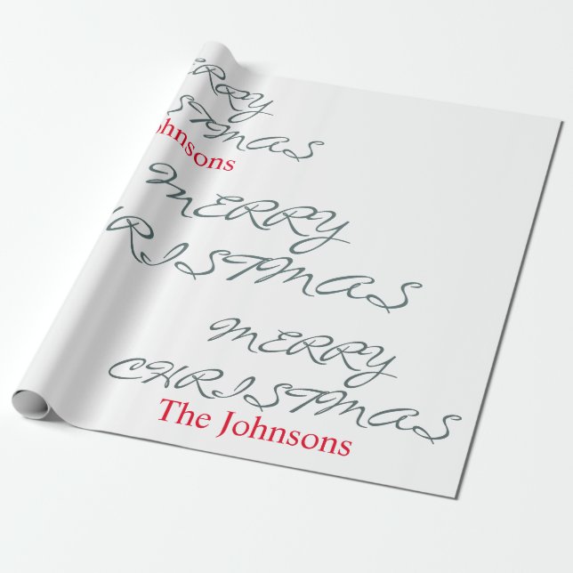 PAPEL DE PRESENTE LINDO ROTEIRO FELIZ NATAL NOME PERSONALIZADO (Desenrolado)