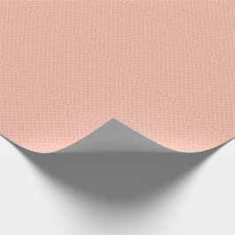Papel De Presente Lindo Vintage Pontilhado Rosa