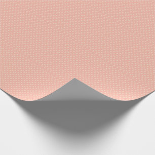 Papel De Presente Lindo Vintage Pontilhado Rosa
