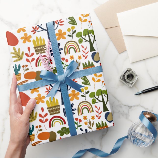 Papel De Presente Lindos e bonitos padrões (Presentear)