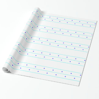 Papel De Presente Linha azul da estrela de Chanukah