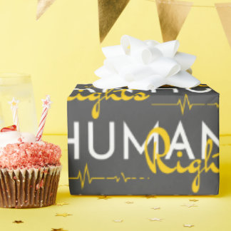 Papel De Presente Linha de vida dos direitos humanos