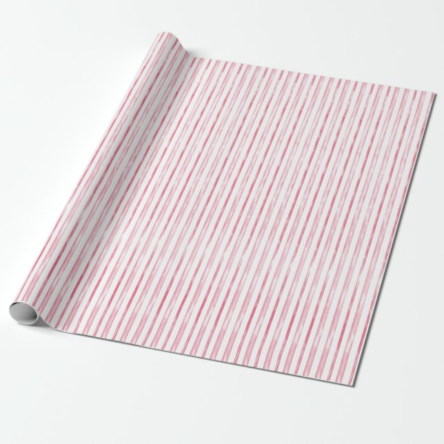 Papel De Presente Linhas de Cores de Água do namorados (Desenrolado)