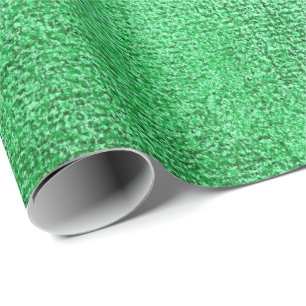 Papel De Presente Linho intenso da pintura de Tropica do verde