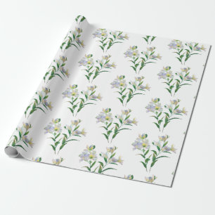 Papel De Presente Lírio