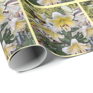 Papel De Presente Lírio de Verão Bonito