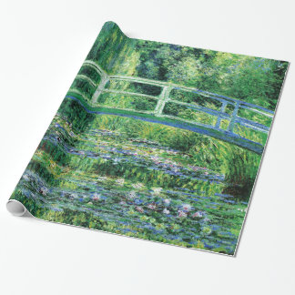 Papel De Presente Lírios e Ponte Japonesa, Claude Monet
