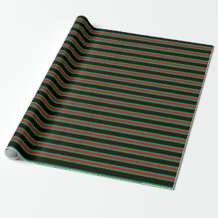 Papel De Presente Listrado
