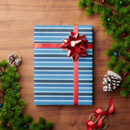 Papel De Presente Listras