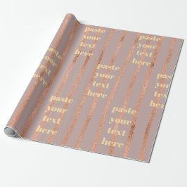 Papel De Presente Listras de brilho de luxo