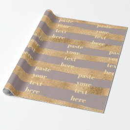 Papel De Presente Listras de brilho de luxo