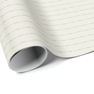 Papel De Presente listras de linho textura boho cottagecore geo mode