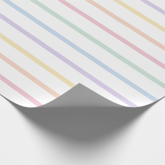 Papel de Presente Listras de Pastel Doce