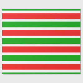 Papel De Presente Listras do Natal