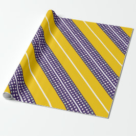 Papel De Presente Listras e pontos