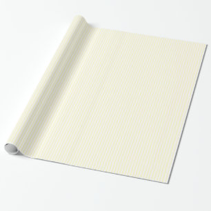 Papel De Presente Listras finas - branco e creme