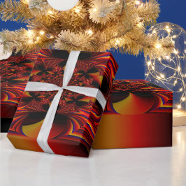 Papel De Presente Listras Grandes e Pequenas Com Laço