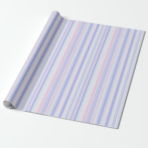 Papel De Presente Listras Pastéis