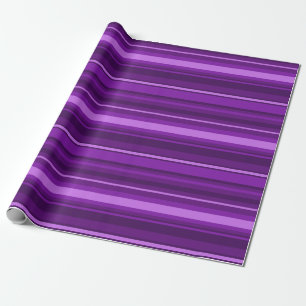 Papel De Presente Listras roxas