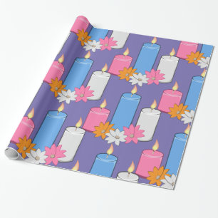 Papel De Presente Lit Flowers Thunder_Cove