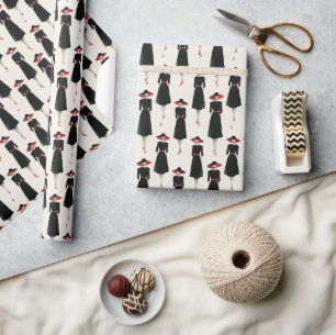 Papel De Presente Little Black Dress Society Moda Arquitetônica P