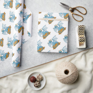 Papel De Presente Little Blue Dragon
