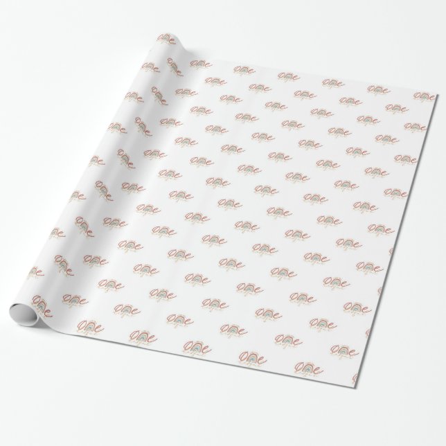 Papel De Presente Little Miss ONEderful - Wrapping Paper (Desenrolado)