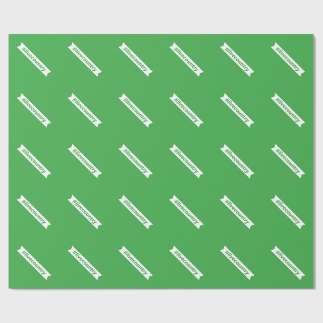 Papel De Presente #LiveCountry (Aberto)