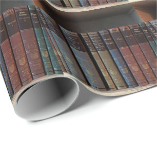 Papel De Presente Livraria Personalizada do Livro
