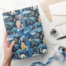Livro Azul Escandinavo de Natal - Presente