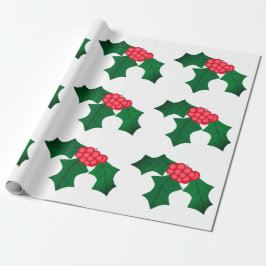 Papel De Presente Livro Branco Holly