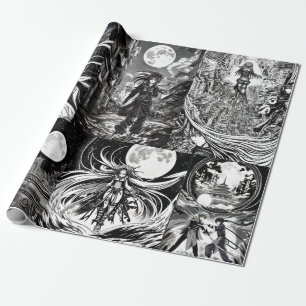 Papel De Presente Livro de Coloração de Animes