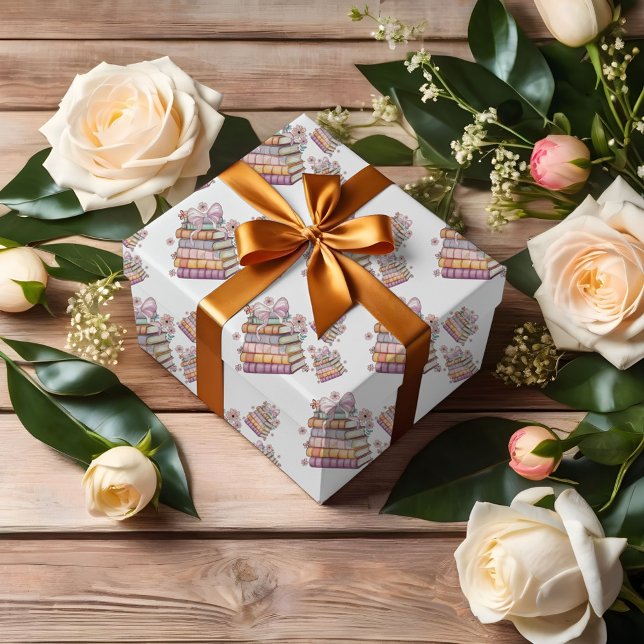 Papel De Presente Livro de Histórias Casamento Tema Um Novo Capítulo (Criador carregado)