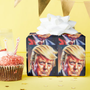 PAPEL DE PRESENTE LIVRO DE NASCIMENTO DE TRUMP