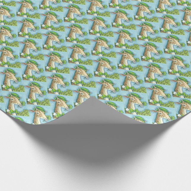 PAPEL DE PRESENTE LIVRO IRISH LEPRECHAUN GIRAFFE HOLIDAY WRAPPING (Ponta)