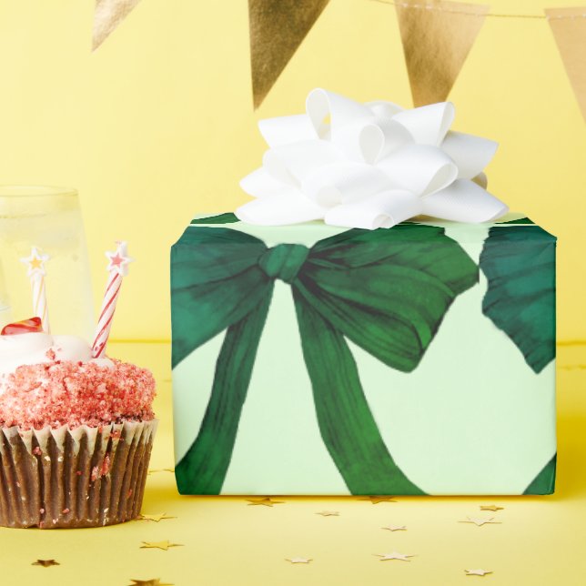 Papel De Presente Livro Verde Arco Verde (Festa de aniversário)