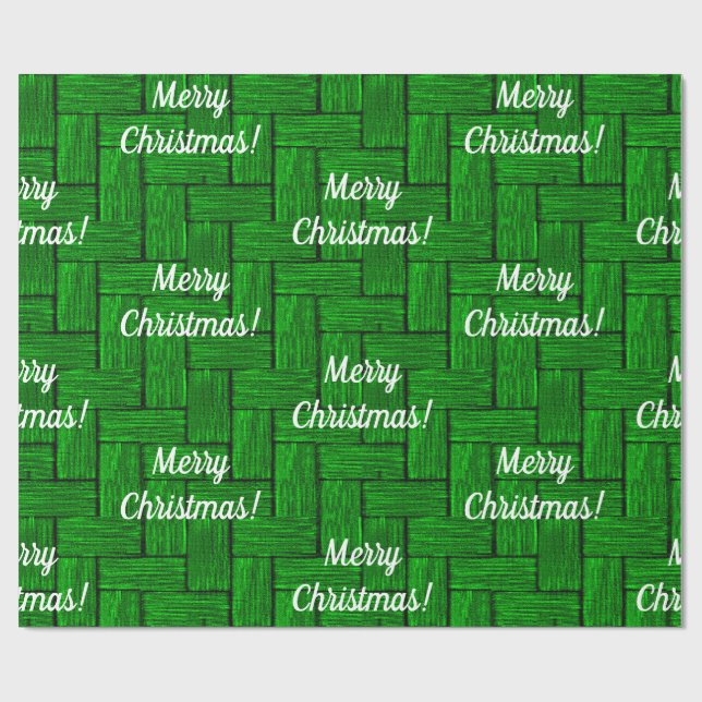 Papel De Presente Livro Verde Brilhante de Natal (Aberto)