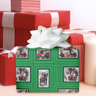 Papel De Presente Livro Verde de Natal