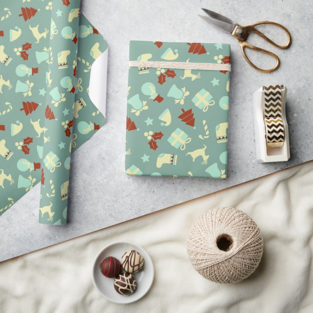 Papel De Presente Livro Verde e bonito (Artesanato)