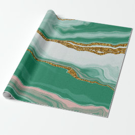 Papel De Presente Livro Verde sobre o enrolamento do lago | Casament