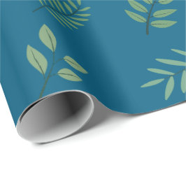 Papel De Presente Livro Verde sobre o Livro Azul do Oceano