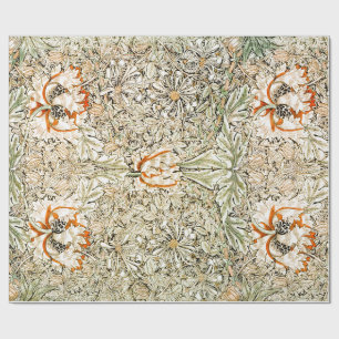 PAPEL DE PRESENTE LIVRO: WILLIAM MORRIS: HONEYSUCKLE