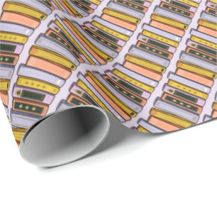 Papel De Presente Livros