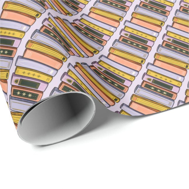 Papel De Presente Livros (Ponta do rolo)