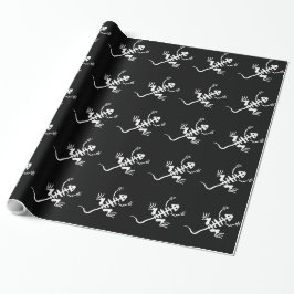 Papel De Presente Lizard Skeleton