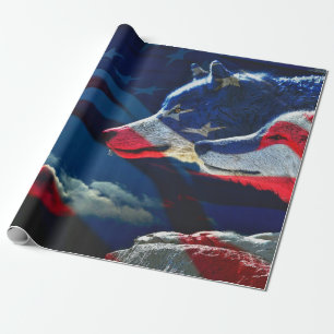 Papel De Presente Lobo